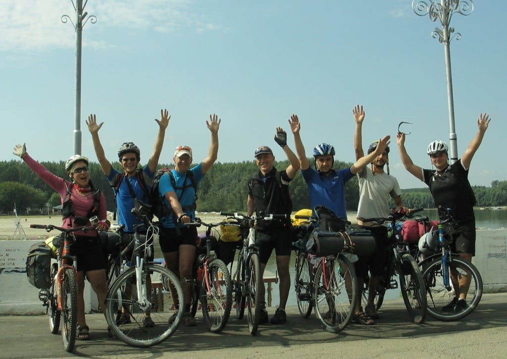 Echipa de voluntari - Turul Dunării 2014